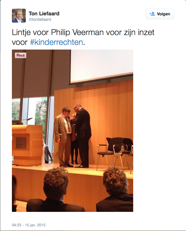 Lintje voor Philip Veerman